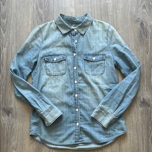J.Crew Blue Denim Shirt